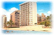 Exterior of Kahana Beach Resort