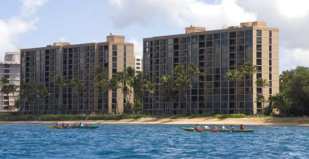 View of Mahana from the ocean