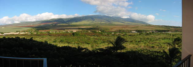 View of West Maui Mountains