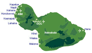 Map of
                                          Maui