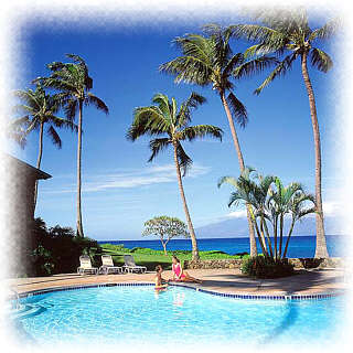 Napili Shores pool and ocean