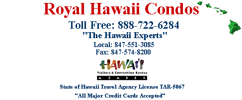 Royal Hawaii Condos, Kapaa condo rentals