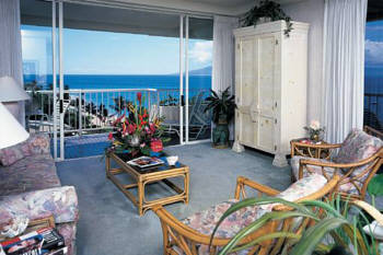 Interior of Kaanapali Whaler condo