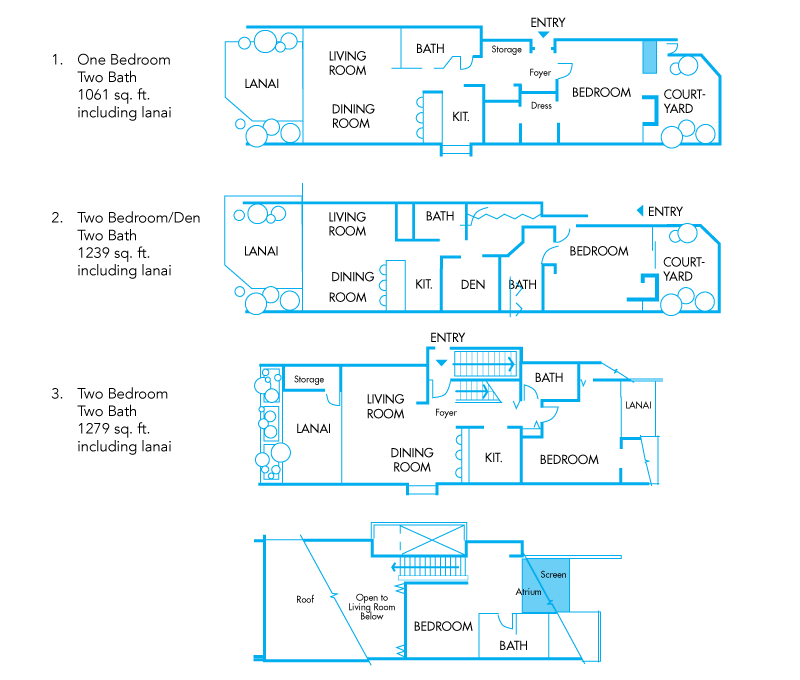 Maui Kamaole
                floor plans